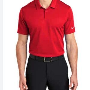 Nike Men’s Golf Tour Performance Polo Shirt – Vibrant Red, Size Large, Like New